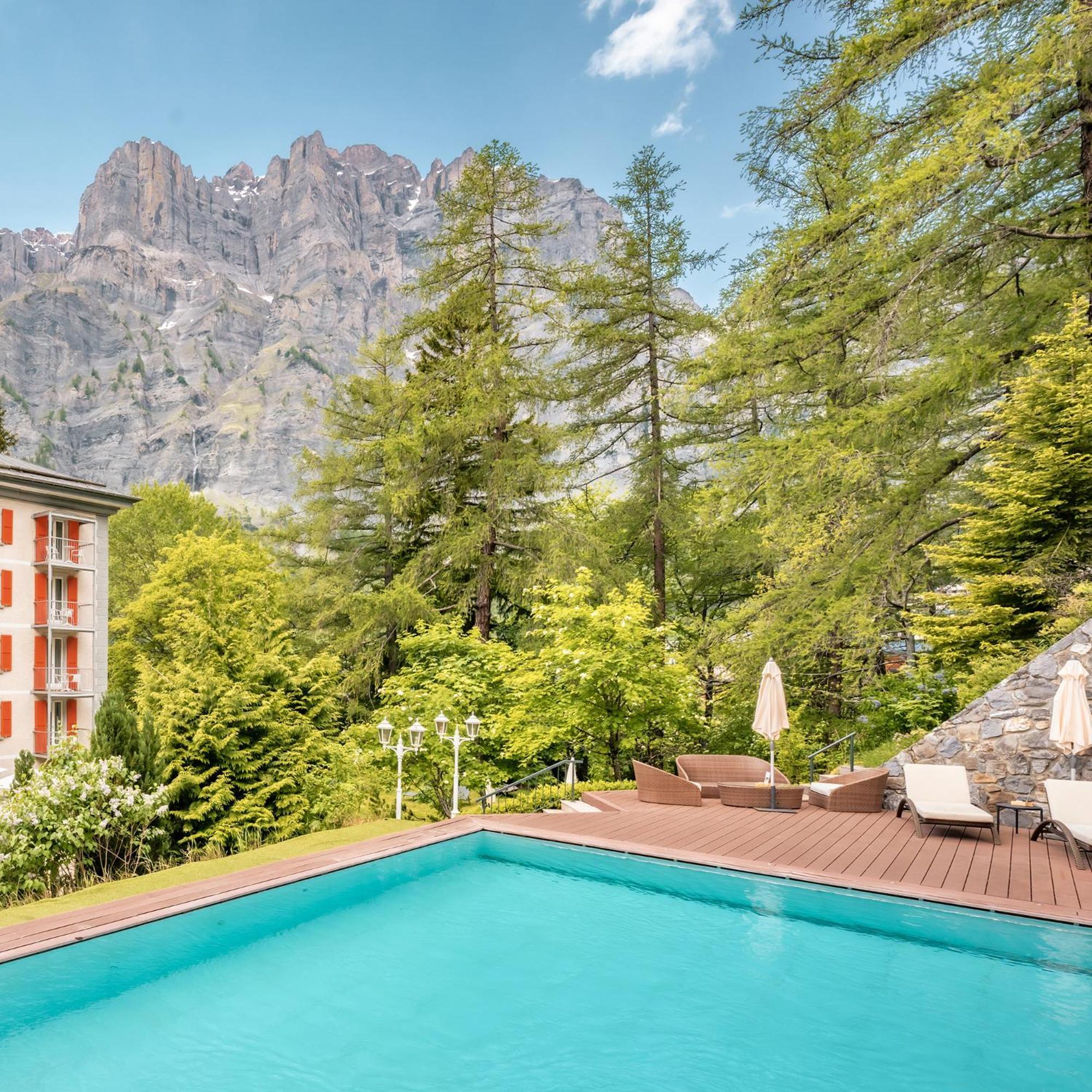 Residence Les Sources Des Alpes Leukerbad Exterior foto