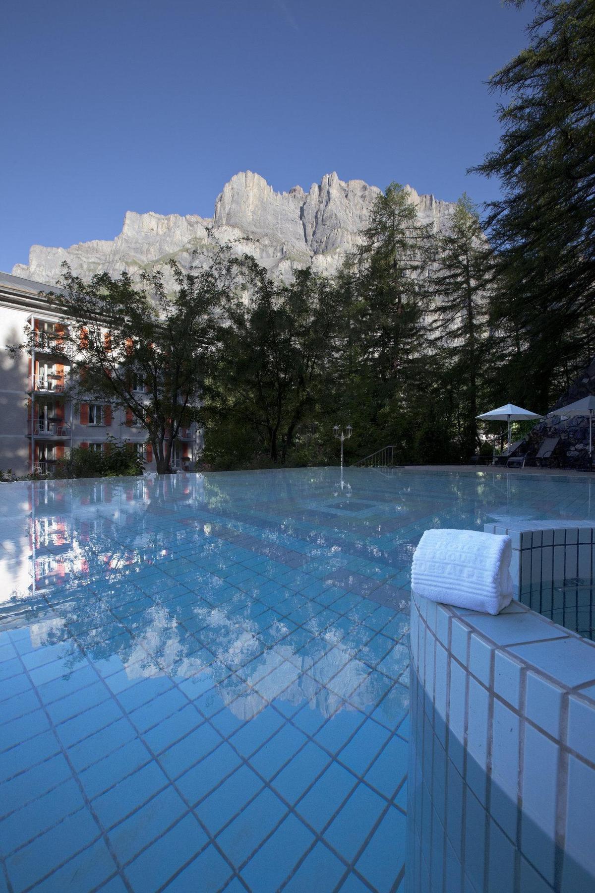 Residence Les Sources Des Alpes Leukerbad Exterior foto